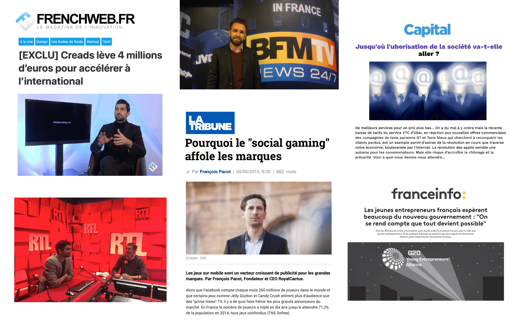 retombées presse médias entrepreneurs