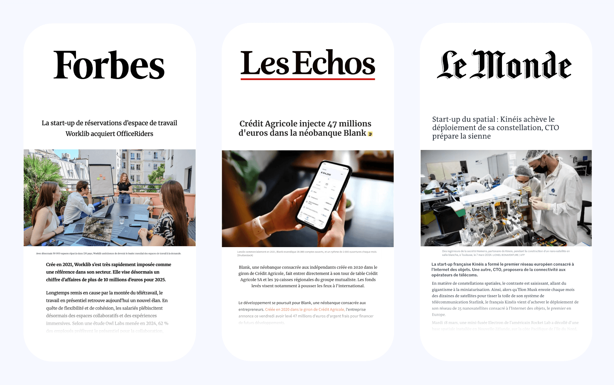 retombées presse médias