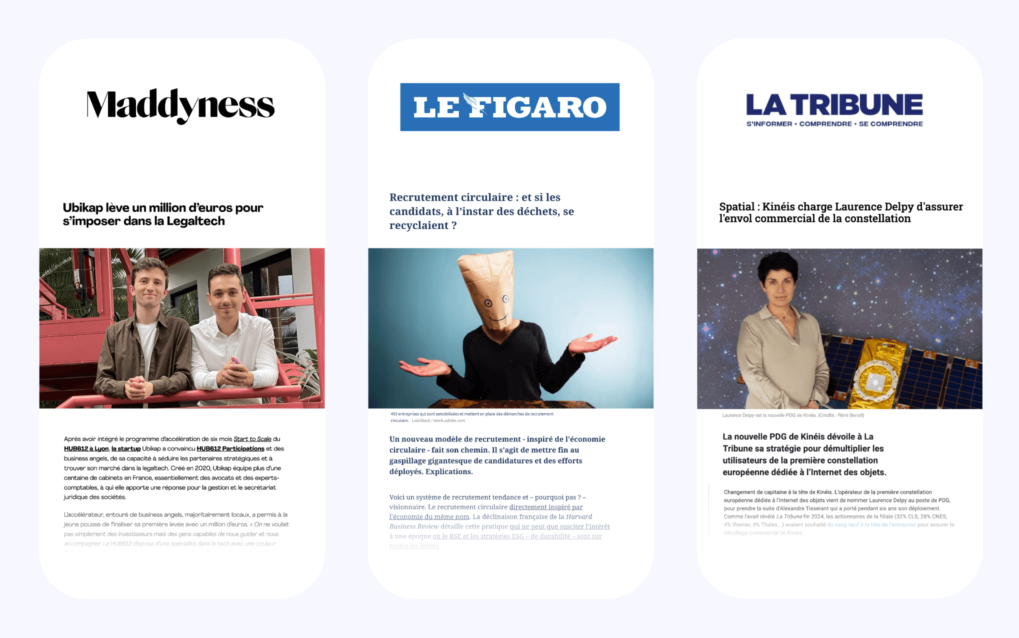 retombées presse startups tech