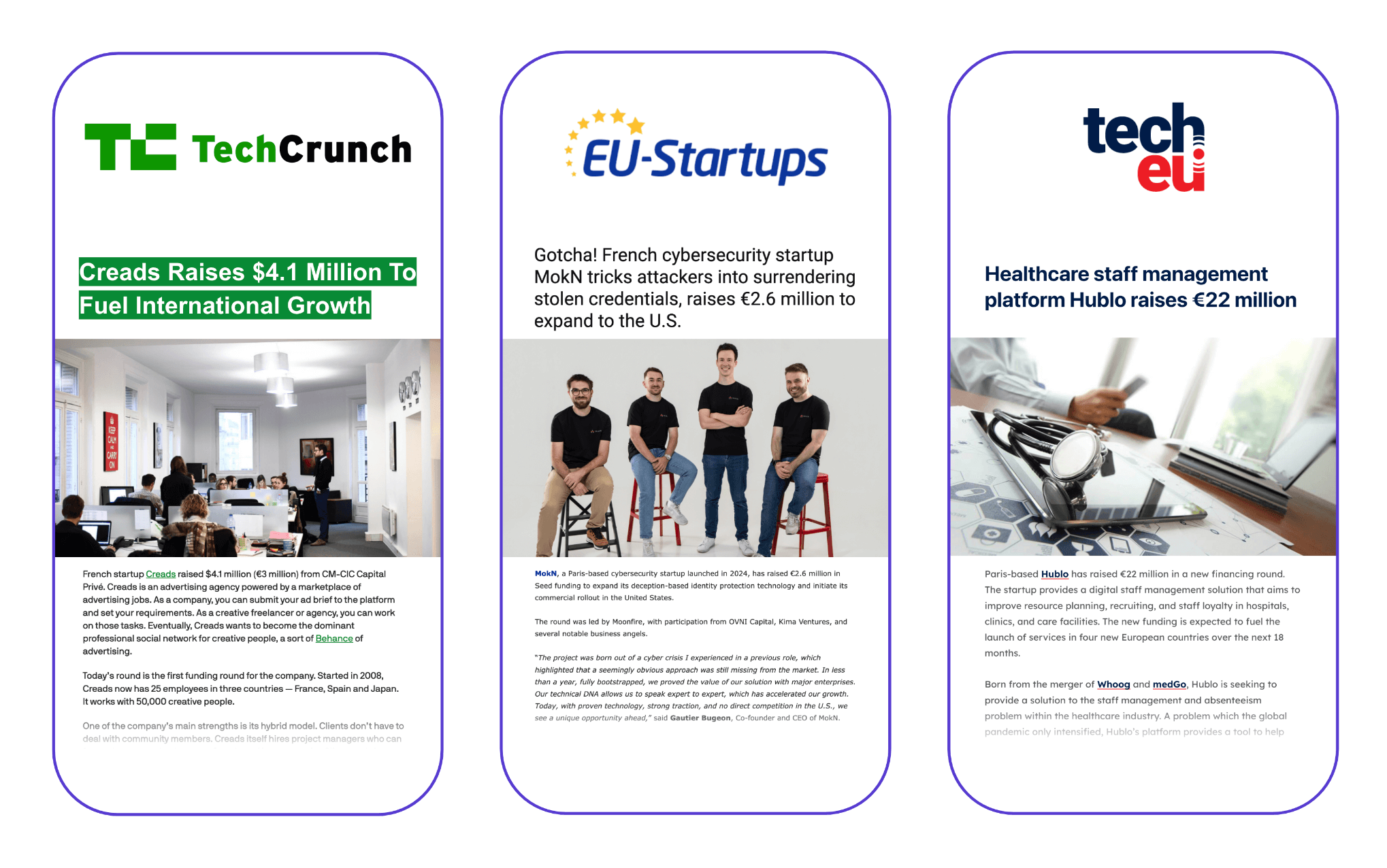 retombées presse médias à l'international